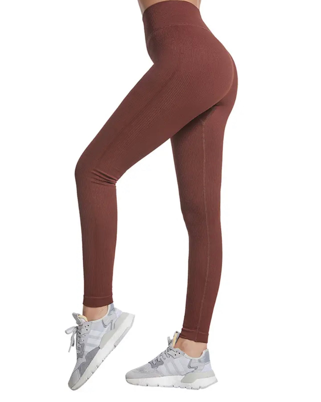 KIMMY High waist ribbed leggings