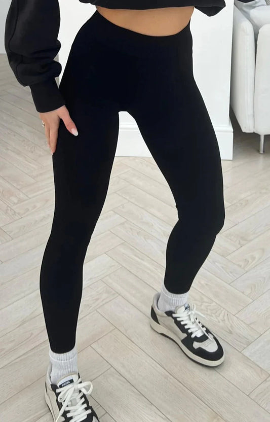 KIMMY High waist ribbed leggings