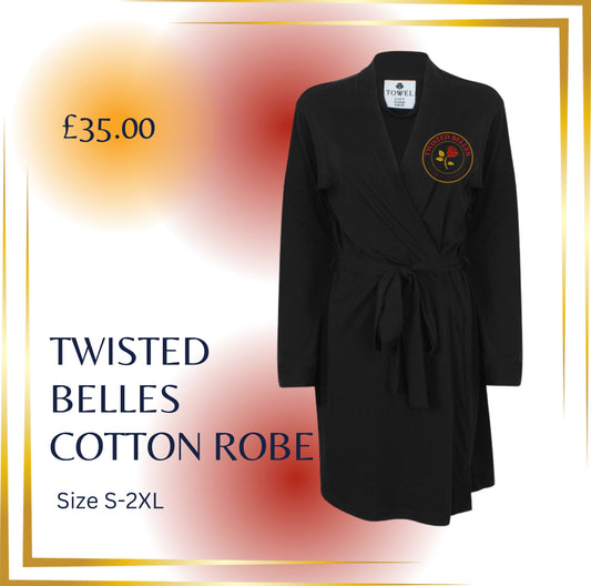 TWISTED BELLES COTTON ROBE