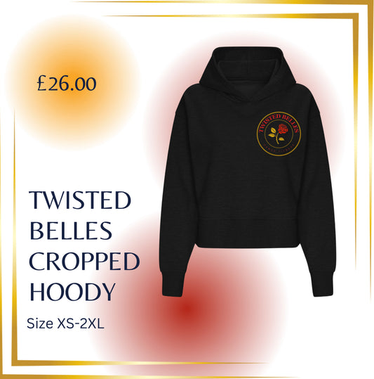 TWISTED BELLES CROPPED HOODY